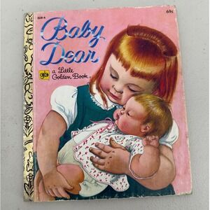 Vintage 1971 Baby Dear A Little Golden Book 209-4 Hardcover Childrens Storybook
